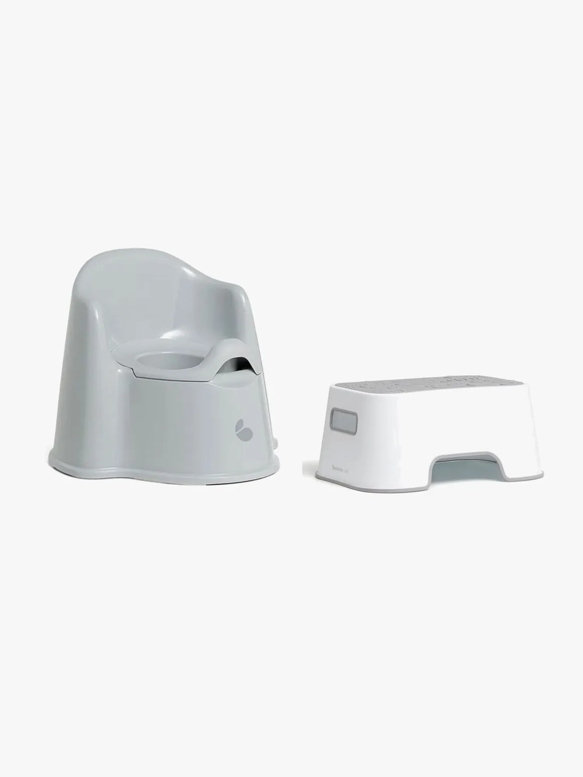 Beemoo CARE Assist Potte & Skammel, White/Grey