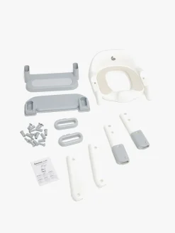 Beemoo CARE Assist Toiletsæde med Stige, Grey/White