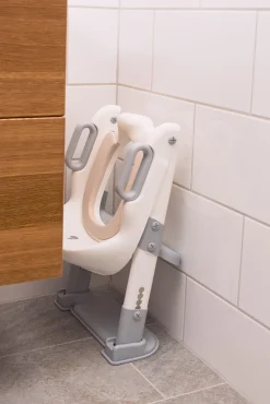 Beemoo CARE Assist Toiletsæde med Stige, Grey/White