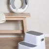 Beemoo CARE Assist Toiletsæde & Skammel, White/Grey