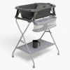 Beemoo CARE Assist Badekar inkl. Badestøtte Stativ & Skyllekande, Deep Grey