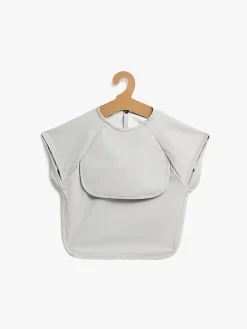Beemoo CARE Bib Hagesmæk 2-pak, Light Grey