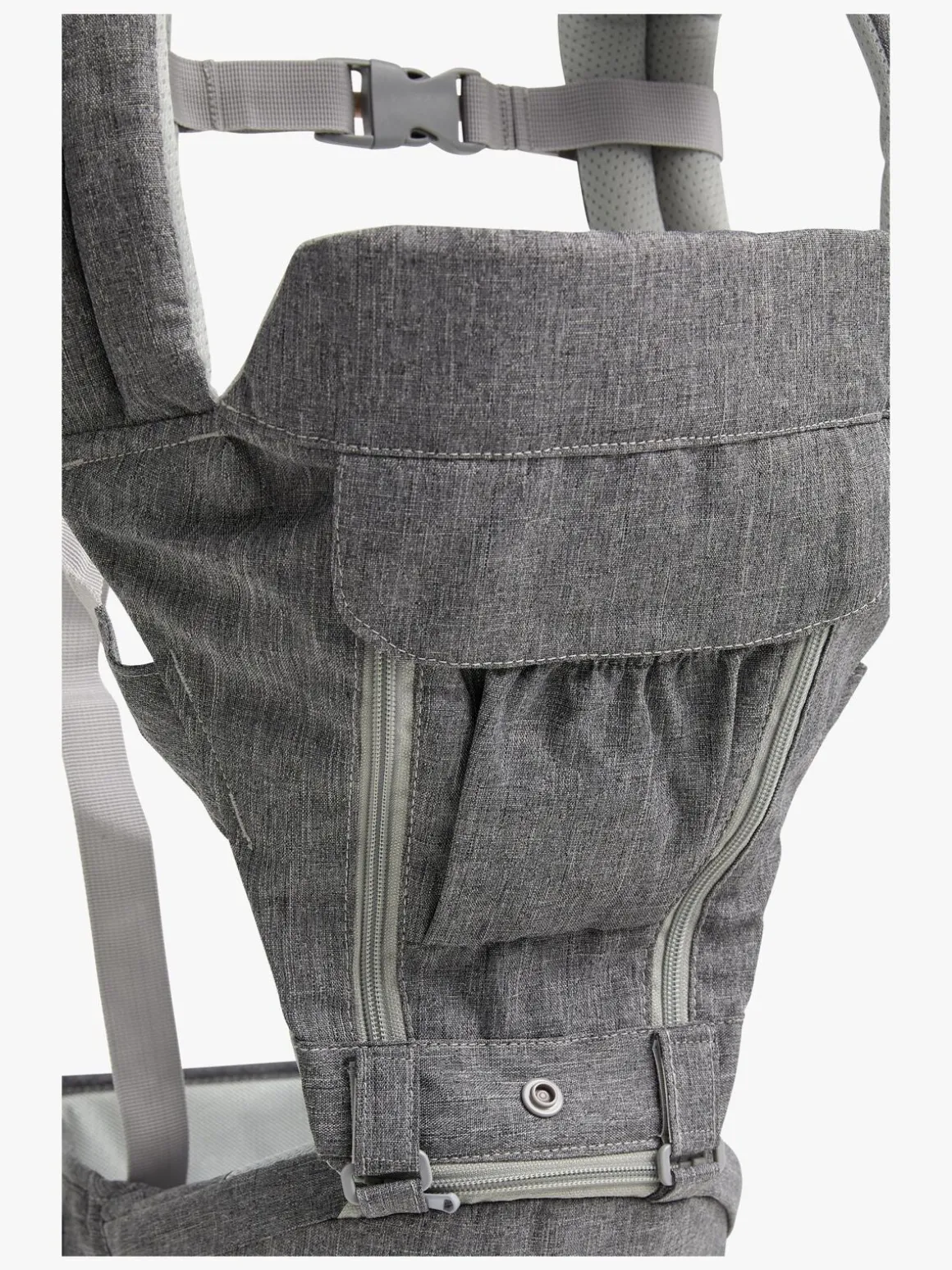 Beemoo CARE Carry Comfort 4-in-1 Bæresele & Hoftesæde, Grey
