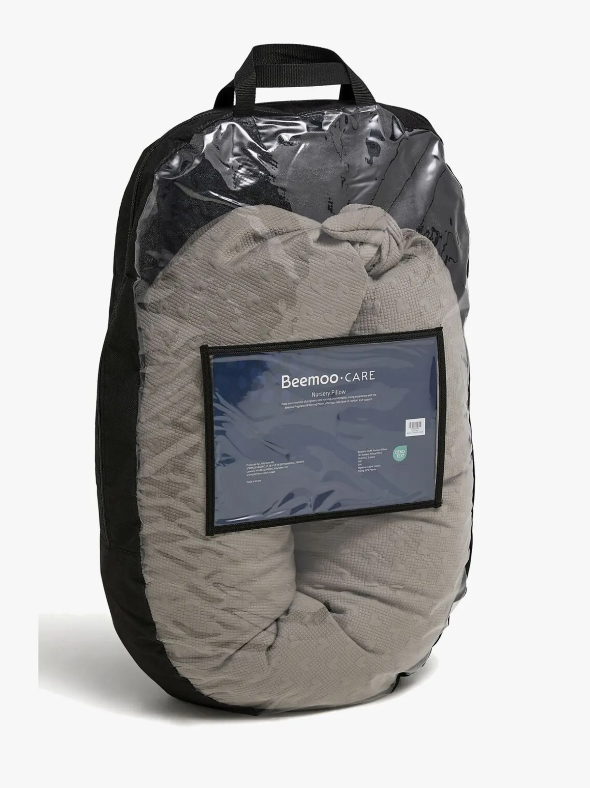 Beemoo CARE Cozy Graviditets- og Ammepude, Hearted Beige