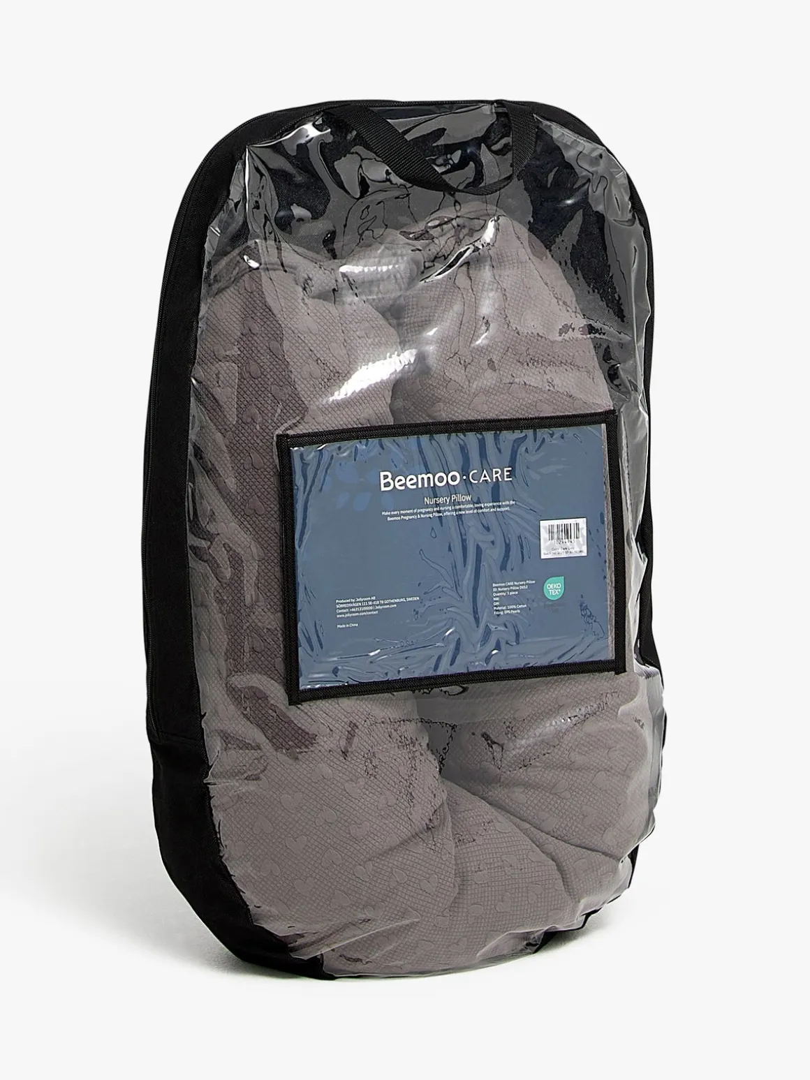 Beemoo CARE Cozy Graviditets- og Ammepude, Dark Grey