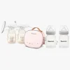 Beemoo CARE Duo Elektrisk Dobbelt Brystpumpe inkl. Modermælksflaske 180 ml 2-pak