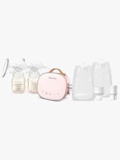 Beemoo CARE Duo Elektrisk Dobbelt Brystpumpe inkl. Modermælksposer 180 ml 30-pak