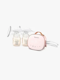 Beemoo CARE Duo Elektrisk Dobbelt Brystpumpe inkl. Modermælksposer & Modermælksflaske 180 ml 2-pak
