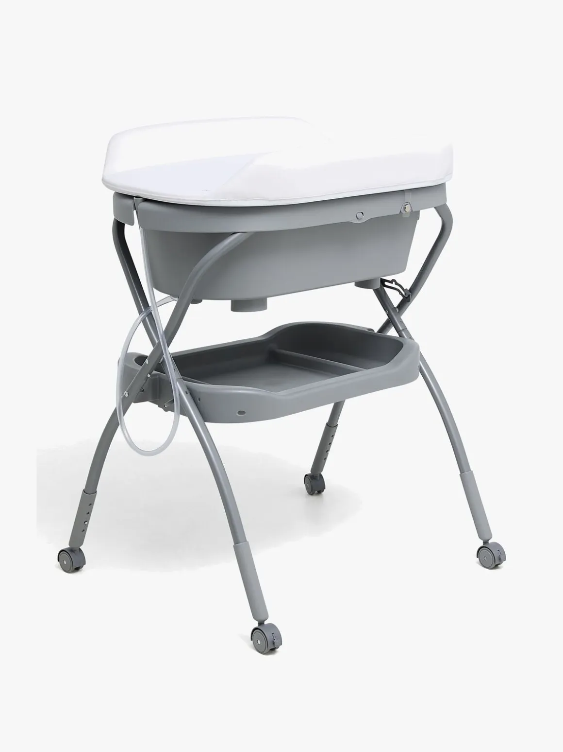 Beemoo CARE Flex Puslebord med Badekar, Dark Grey