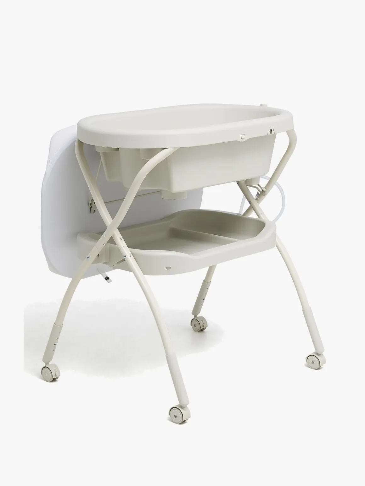 Beemoo CARE Flex Puslebord med Badekar, Soft Beige