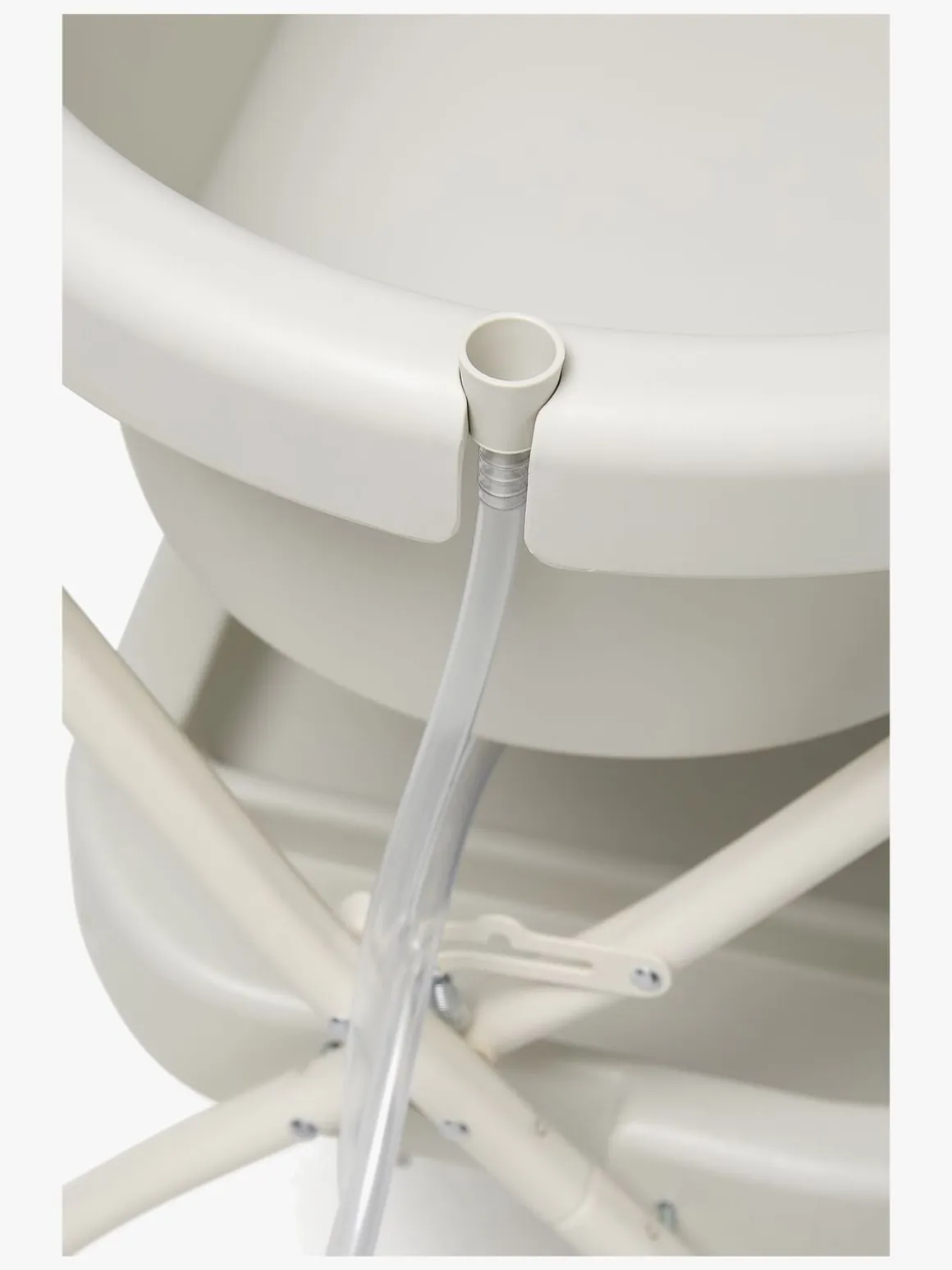 Beemoo CARE Flex Puslebord med Badekar, Soft Beige
