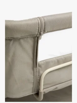 Beemoo CARE Motion Bedside Crib, Taupe/Wood