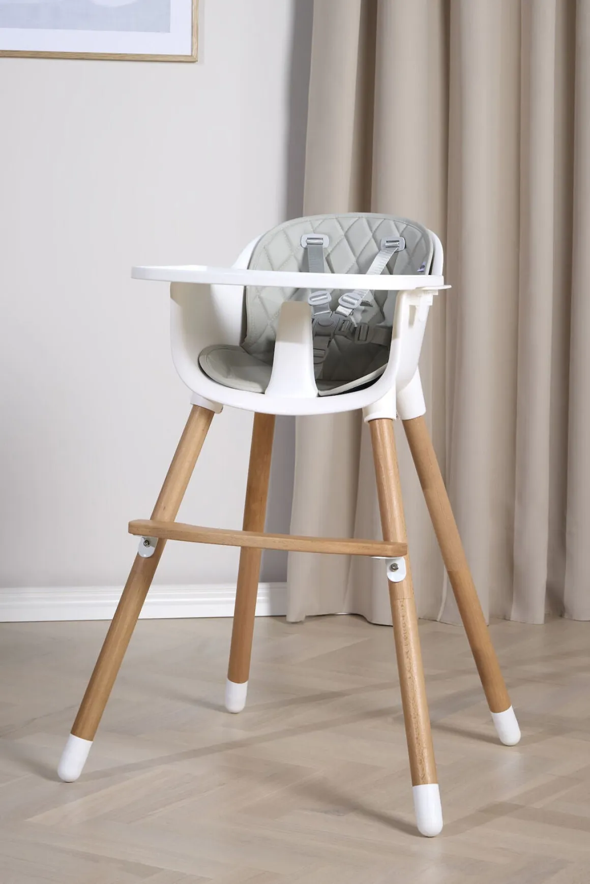 Beemoo CARE Nordic Højstol, Grey