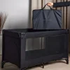 Beemoo CARE QuickFold Weekendseng inkl. Madras, Black