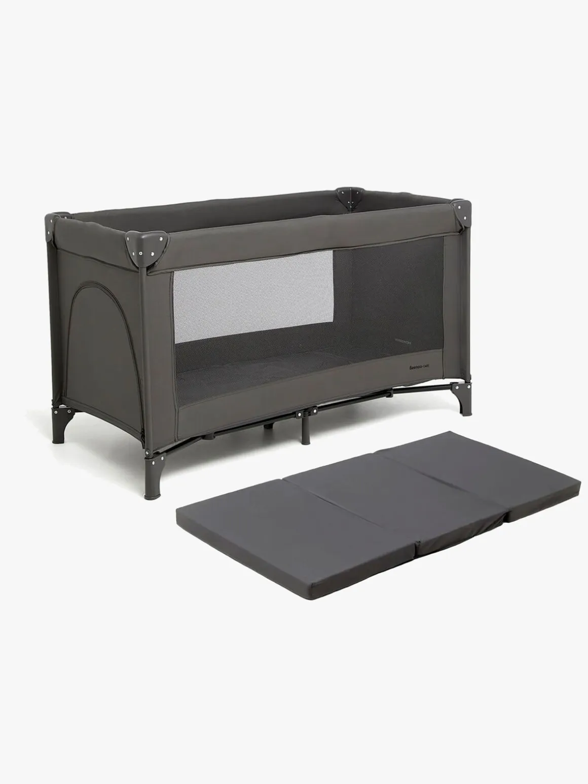 Beemoo CARE QuickFold Weekendseng inkl. Madras, Slate