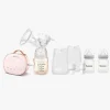 Beemoo CARE Single Elektrisk Brystpumpe inkl. Modermælksposer & Modermælksflaske 180 ml 2-pak