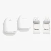 Beemoo CARE Wearable Elektrisk Brystpumpe Dobbelt inkl. Modermælksflaske 180 ml 2-pak