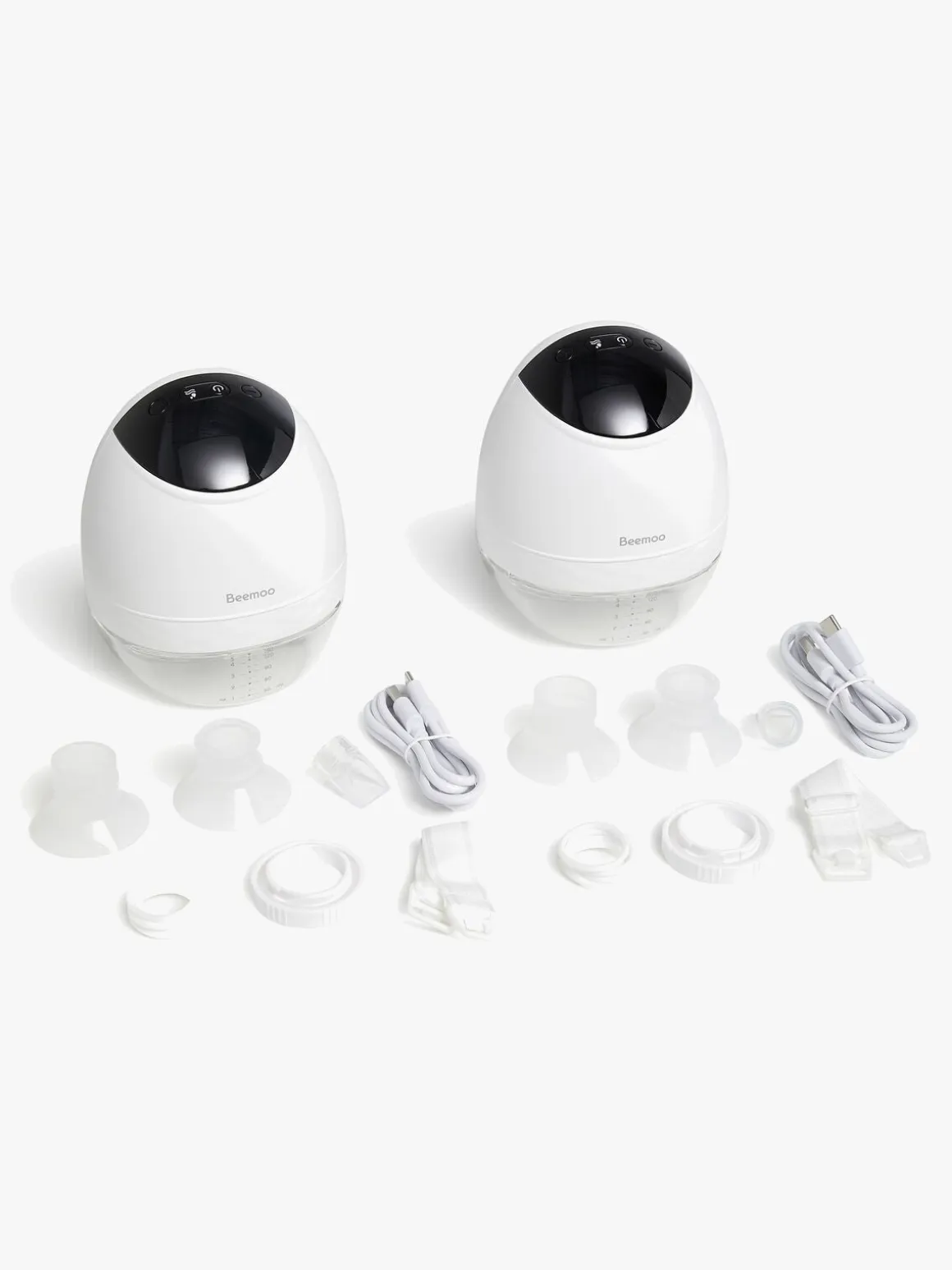 Beemoo CARE Wearable LED Elektrisk Brystpumpe Dobbelt