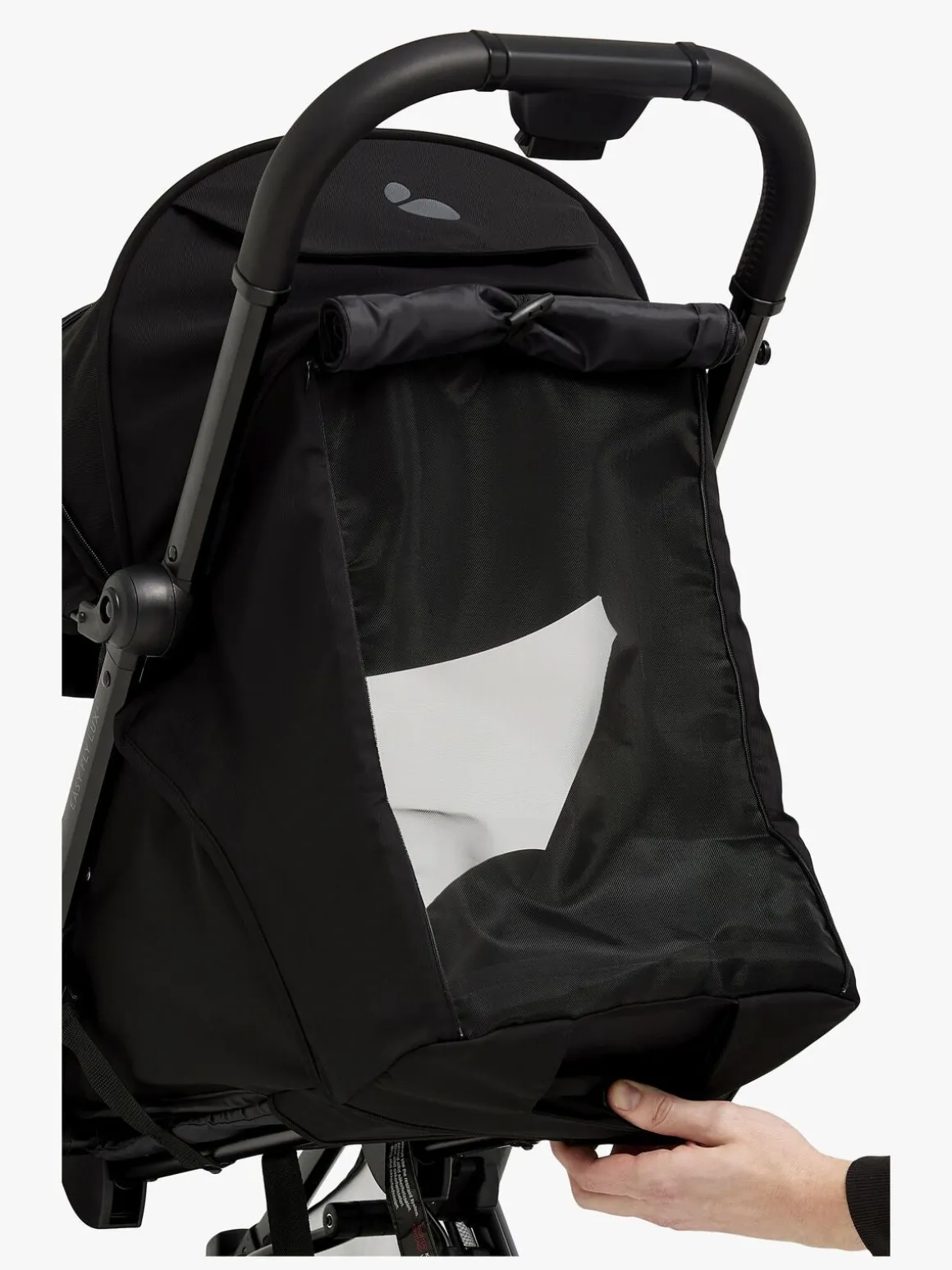 Beemoo Easy Fly Lux 4 Klapvogn, Jet Black