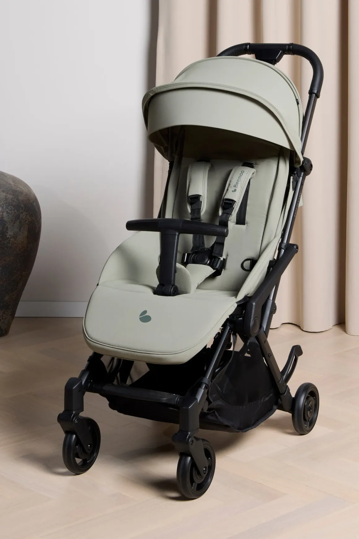 Beemoo Easy Fly Lux 4 Klapvogn inkl. Transporttaske, Spring Green