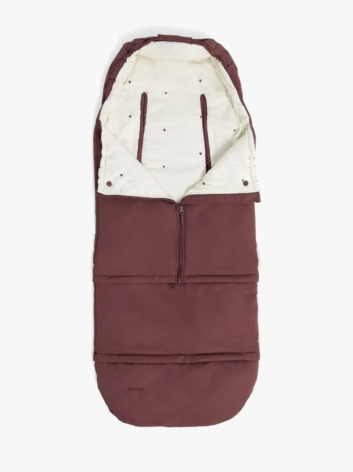 Beemoo Light Kørepose inkl. Forlængerdel, Maroon Berry