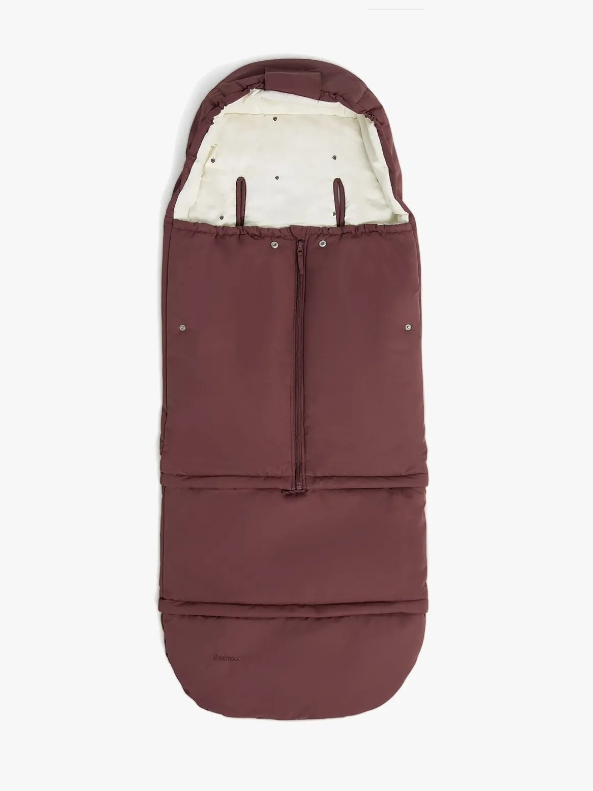 Beemoo Light Kørepose inkl. Forlængerdel, Maroon Berry