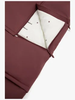 Beemoo Light Kørepose inkl. Forlængerdel, Maroon Berry