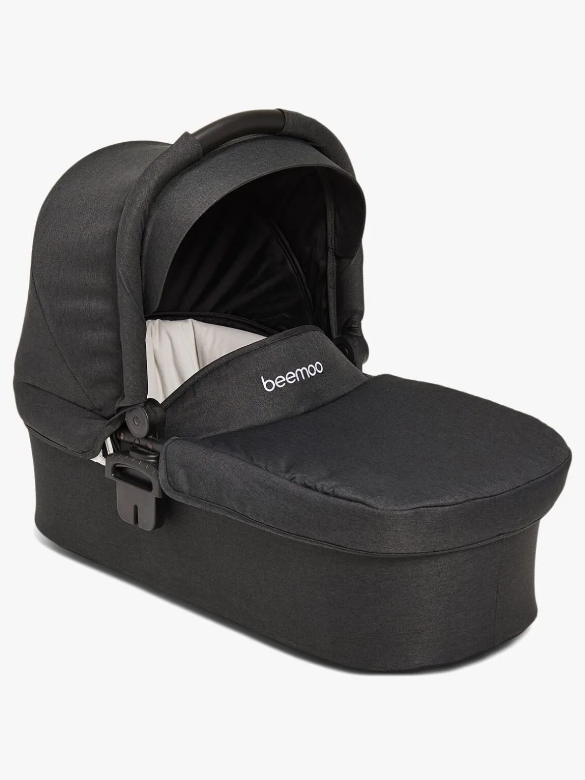 Beemoo Maxi 4 Duovogn inkl. Maxi-Cosi CabrioFix i-Size Autostol Baby & Base, Black/Silver
