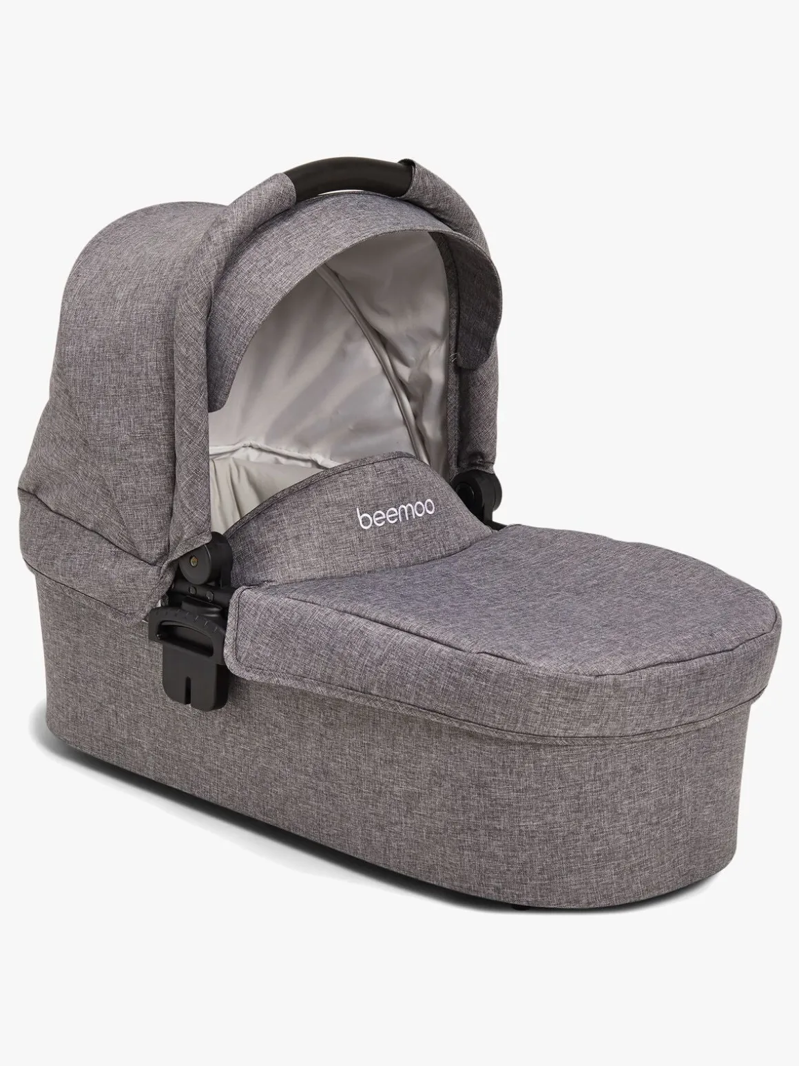 Beemoo Maxi 4 Duovogn inkl. Route i-Size Autostol Baby, Grey Silver/Mineral Grey