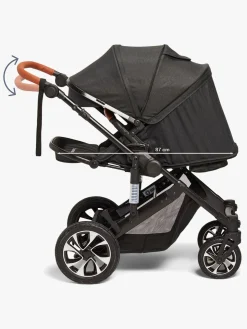 Beemoo Maxi 4 Klapvogn, Black/Black