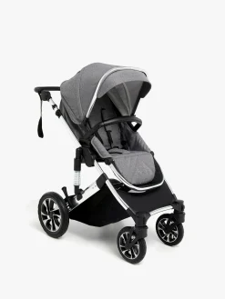Beemoo Maxi 4 Klapvogn, Grey/Silver