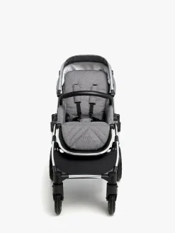 Beemoo Maxi 4 Klapvogn, Grey/Silver