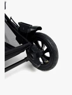 Beemoo Maxi 4 Twin Søskendevogn, Black/Black