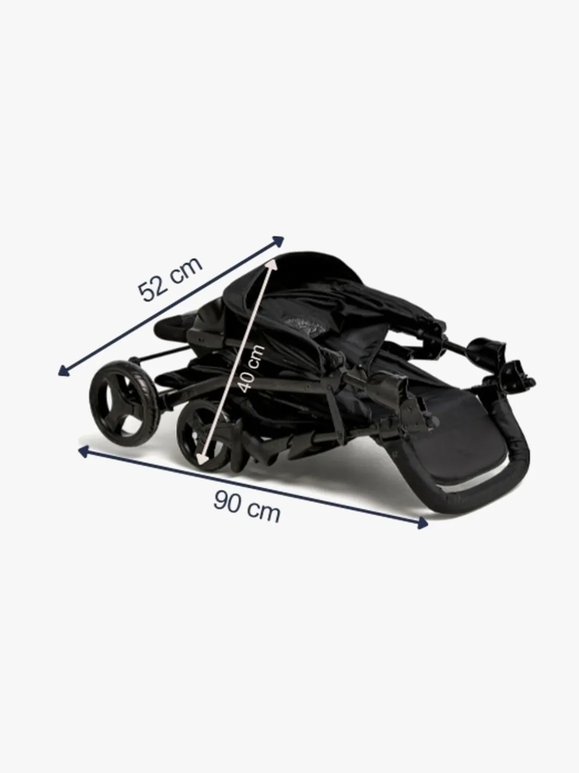 Beemoo Move Shopper Klapvogn, Black
