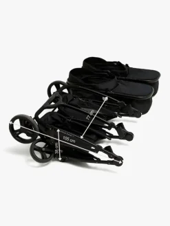 Beemoo Move Twin 2-in-1 Søskendevogn, Black