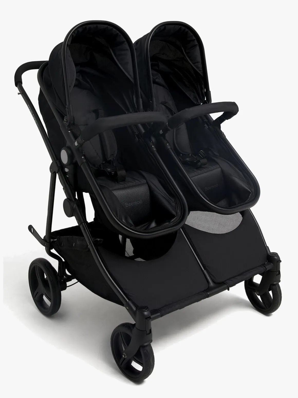 Beemoo Move Twin 2-in-1 Søskendevogn, Black