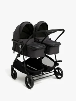 Beemoo Move Twin 2-in-1 Søskendevogn, Asphalt