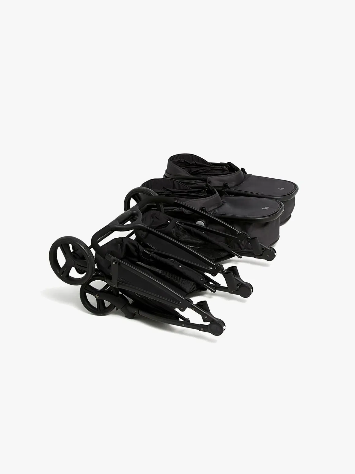 Beemoo Move Twin 2-in-1 Søskendevogn, Asphalt