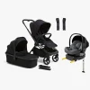 Beemoo One Duovogn inkl. Beemoo Route i-Size Autostol Baby & base, All Black/Mineral Grey