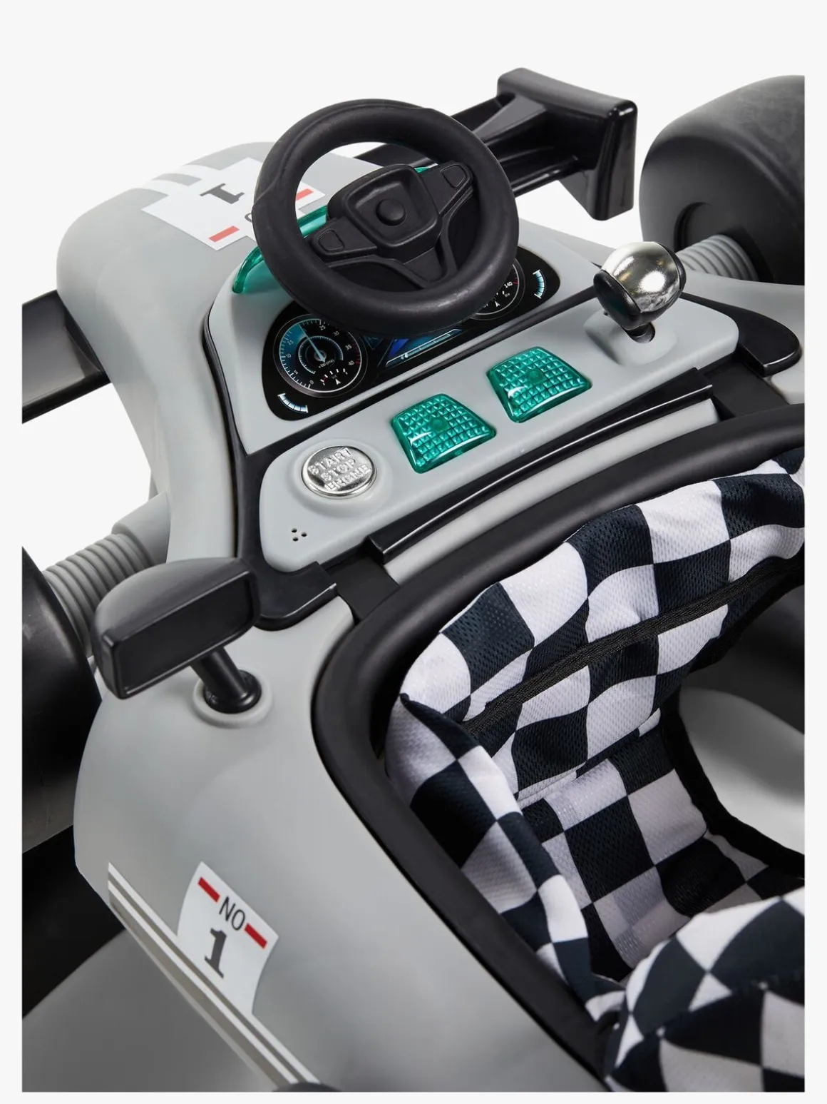 Beemoo PLAY Bil Gåstol, Cool Grey