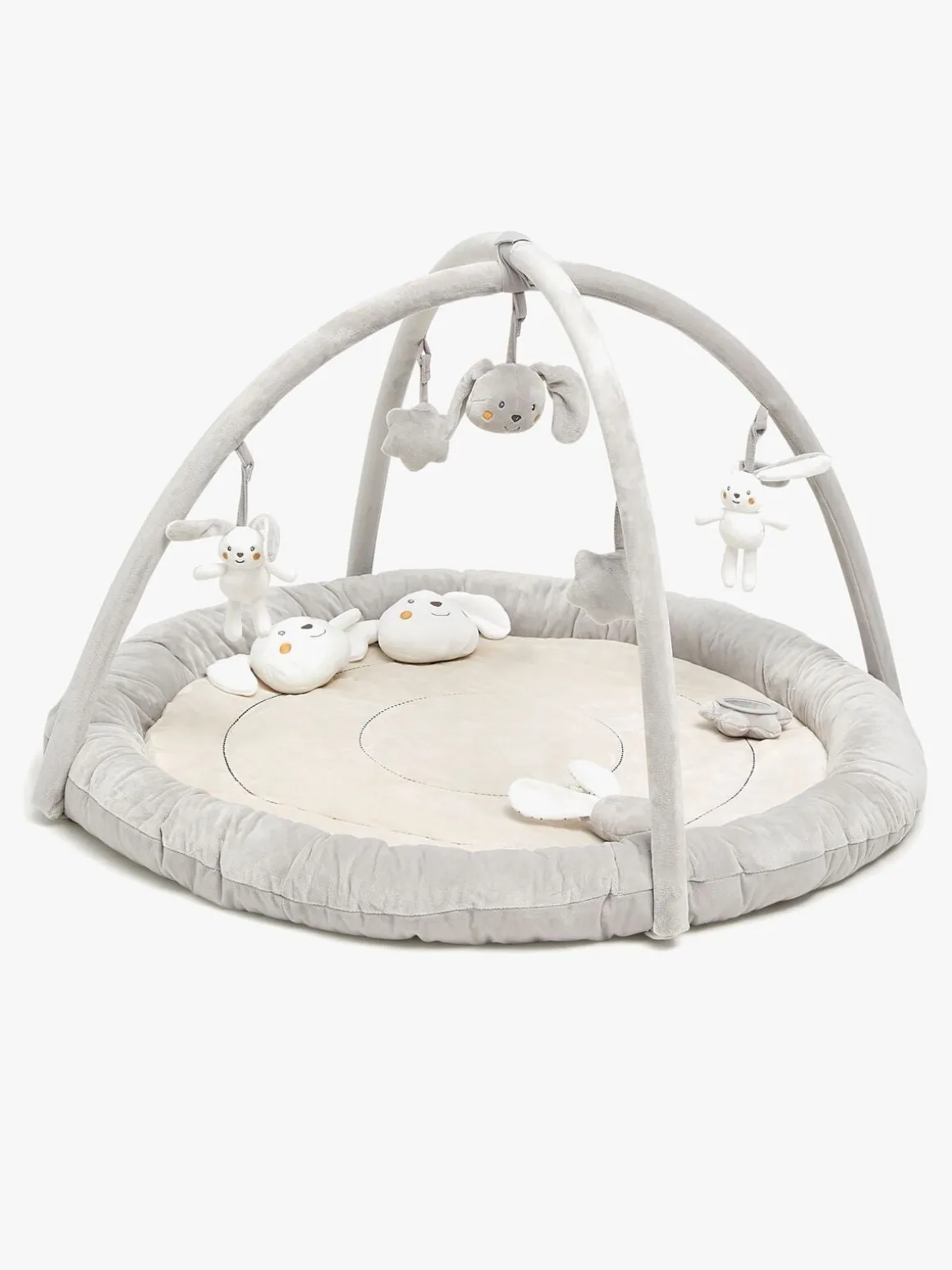 Beemoo PLAY Bunny Aktivitetstæppe, Grey