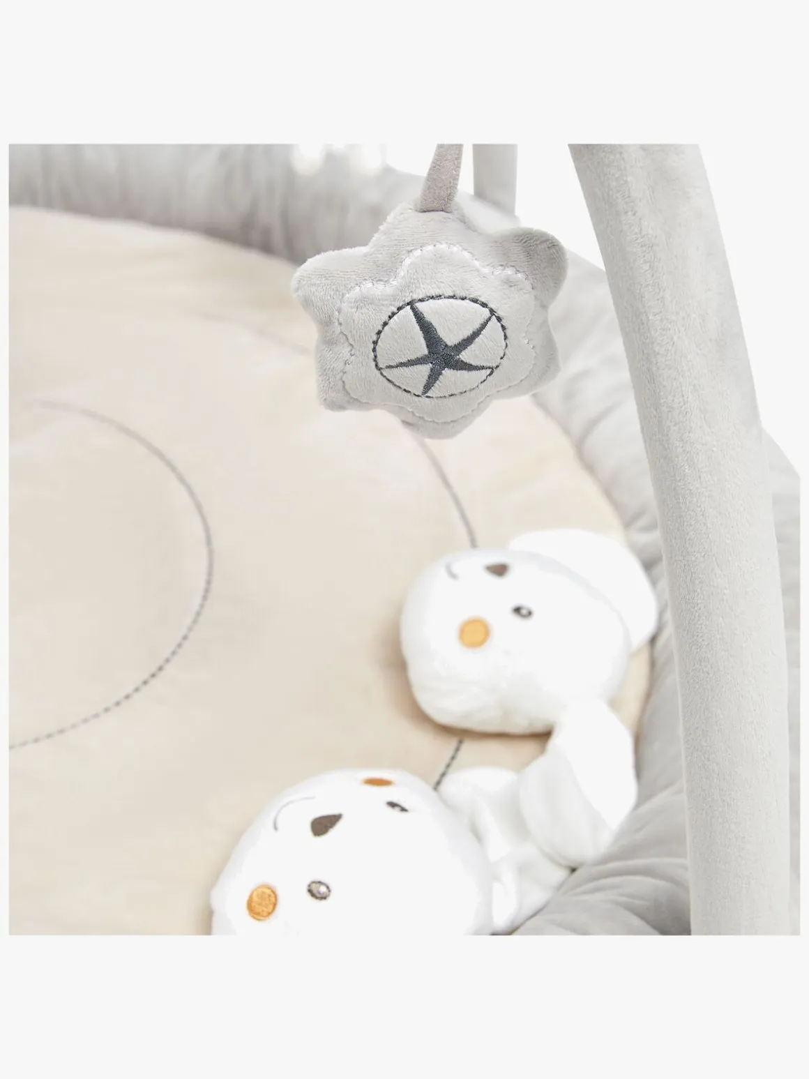 Beemoo PLAY Bunny Aktivitetstæppe, Grey