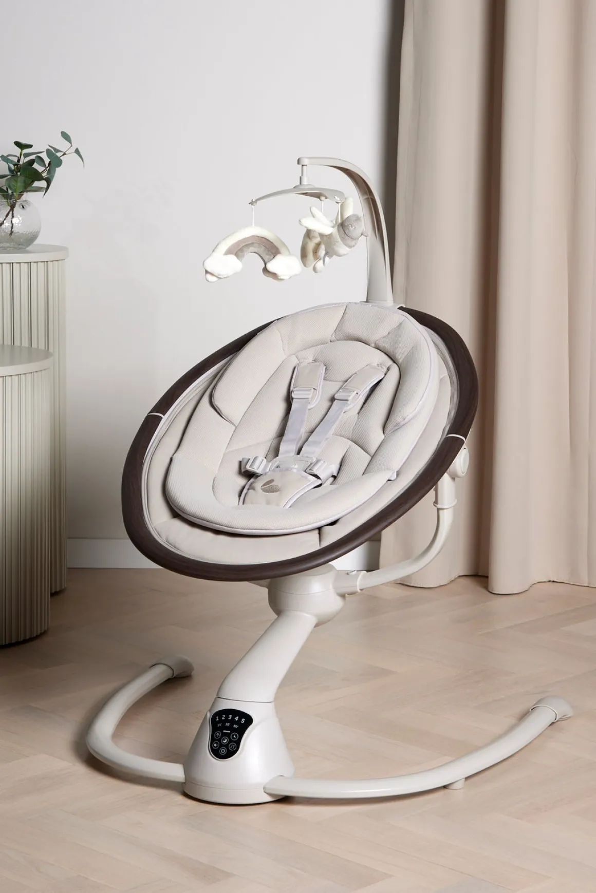 Beemoo PLAY Rocker 2 Skråstol, Sand/Wood