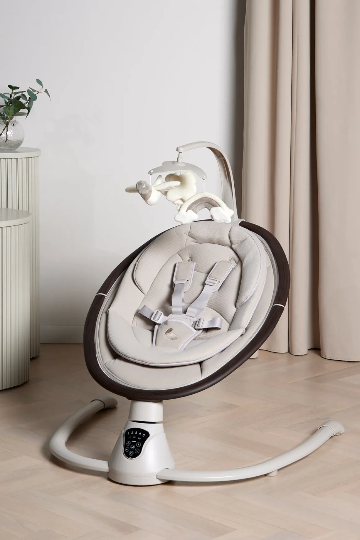 Beemoo PLAY Rocker Low 2 Skråstol, Sand/Wood