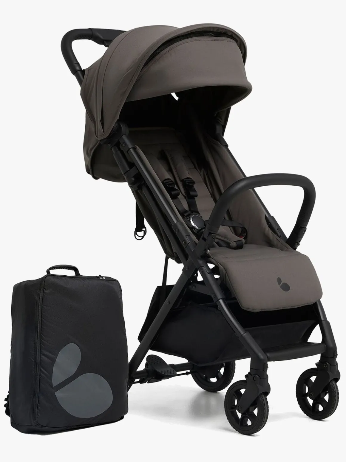 Beemoo Pro Airway Klapvogn inkl. Padded Transporttaske, Mocha Grey