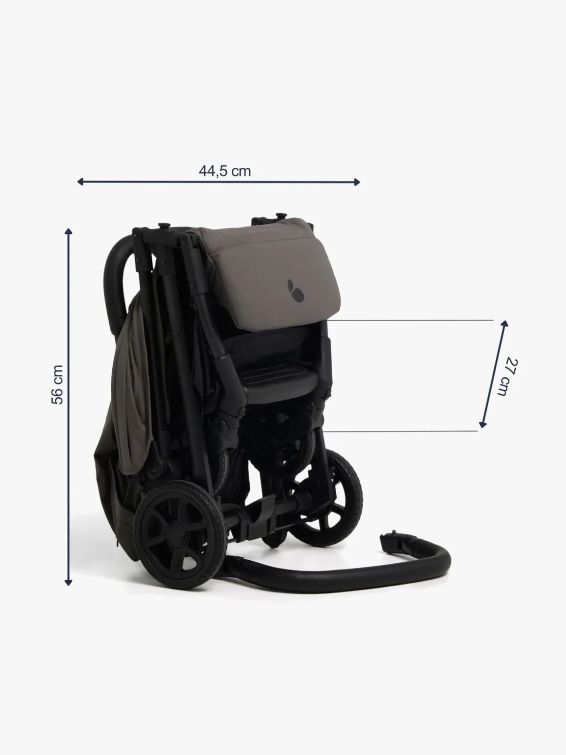 Beemoo Pro Airway Klapvogn, Mocha Grey