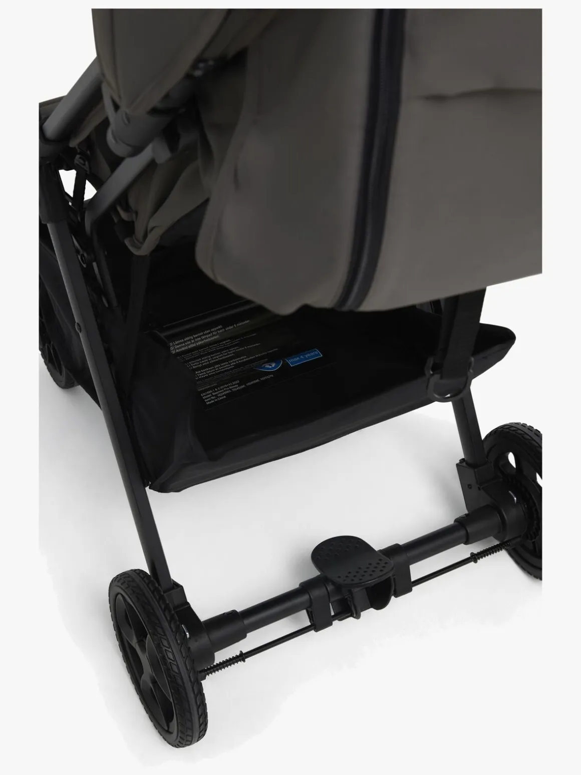 Beemoo Pro Airway Klapvogn, Mocha Grey
