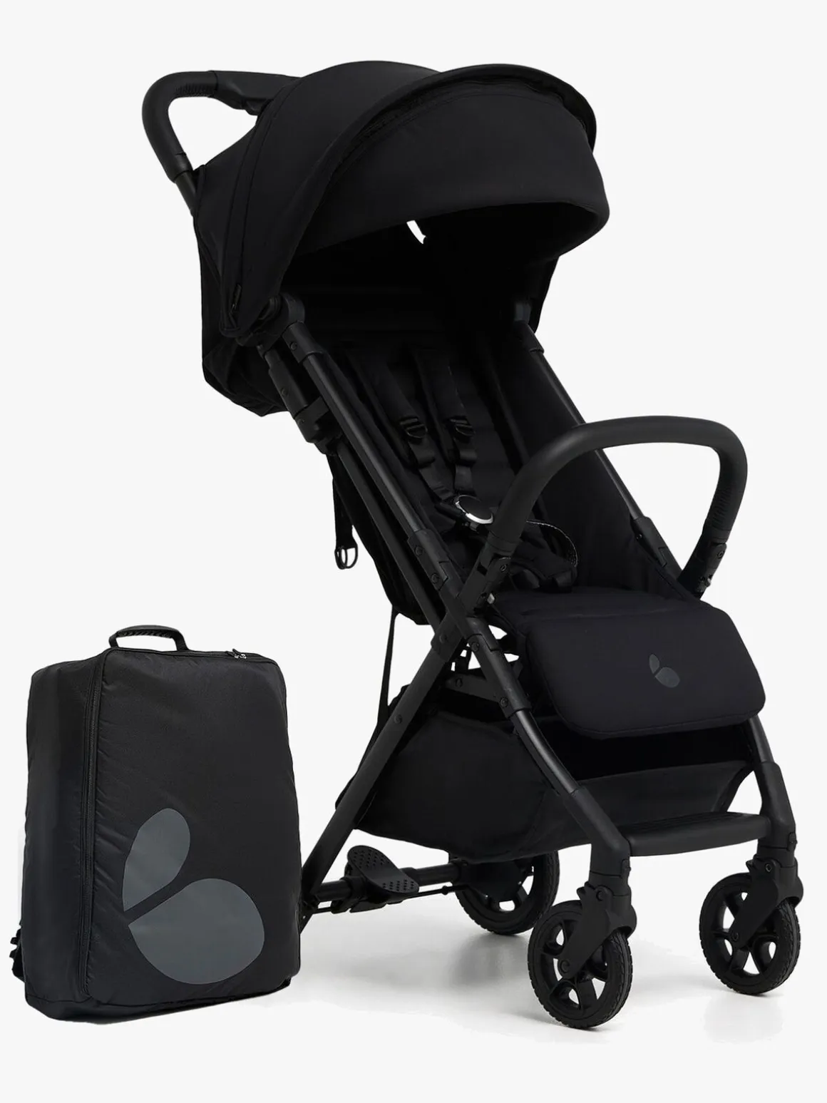 Beemoo Pro Airway Klapvogn inkl. Padded Transporttaske, Coffee Black