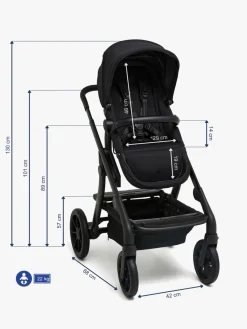 Beemoo Pro Max Klapvogn, Black