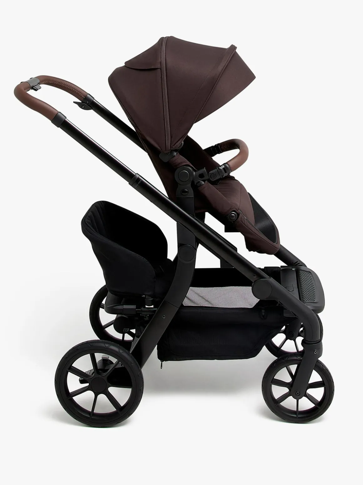 Beemoo Pro Max Klapvogn, Espresso Brown